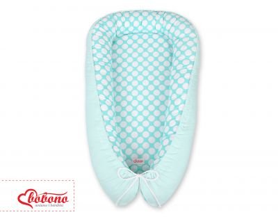 Mazuļu ligzda - tirkīza ar baltiem punktiem / piparmētra - Image 8