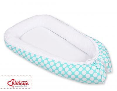 Mazuļa ligzda - tirkīza ar baltiem punktiem/balta - Image 2