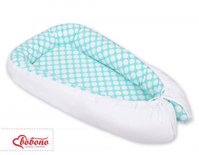 Mazuļa ligzda - tirkīza ar baltiem punktiem/balta - Image 4