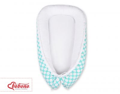 Mazuļa ligzda - tirkīza ar baltiem punktiem/balta - Image 6