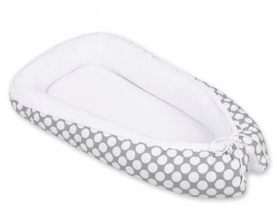 Mazuļa ligzda - pelēka ar baltiem punktiem/balta