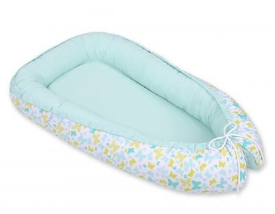 Mazuļu ligzda - zili tauriņi / piparmētra