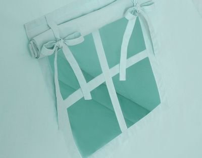 Teepee telts + dekoratīvās spalvas - piparmētra - Image 5