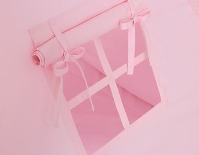 Teepee telts + dekoratīvās spalvas - rozā - Image 5