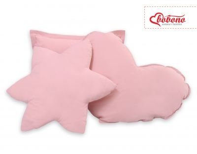 3-daļīgs spilvenu komplekts - pasteļrozā - Image 2