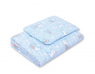 Gultas komplekts 2gab 75x100cm NEWBORN- zili truši