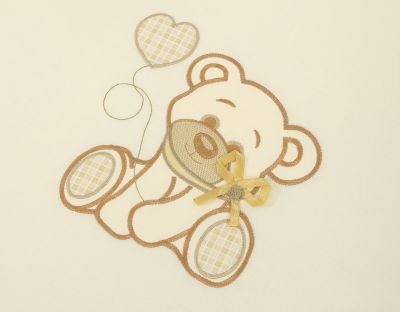 Gultas komplekts 2gab- Lācītis ar tauriņu - Image 2