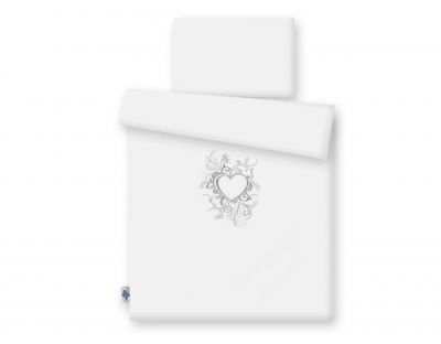 Gultas veļas komplekts 2 gab. Šiks balts