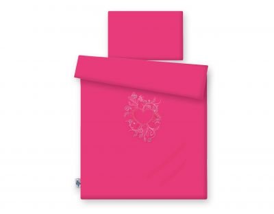 Gultas veļas komplekts 2 gab. Šiks tumši rozā