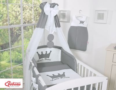 Gultas veļas komplekts 5gb ar baldahīnu - Mazais princis / Princese Antracīts - Image 2