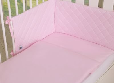 Gultas veļas komplekts 3 gab - rozā