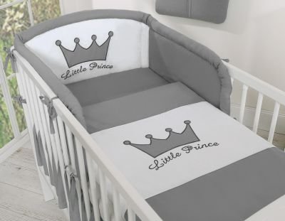 Gultas veļas komplekts 2gab- Mazais princis / Princese Antracīts