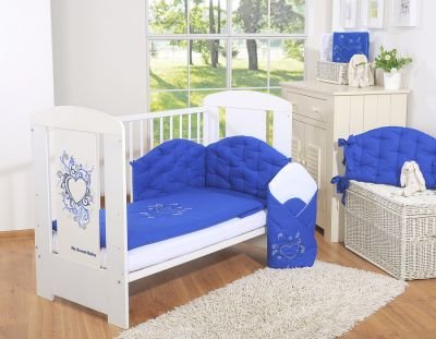 Gultas veļas komplekts 2 gab. Šiks tumši zils