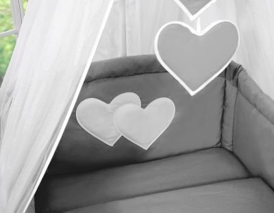 Nojume ir izgatavota no šifona- Hanging Hearts antracīta - Image 5