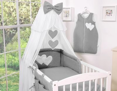 Moskītu tīkls no šifona - Hanging Hearts antracīts - Image 8