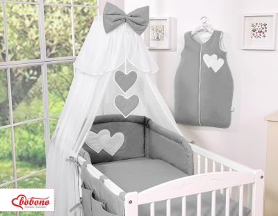 Moskītu tīkls no šifona - Hanging Hearts antracīts - Image 7