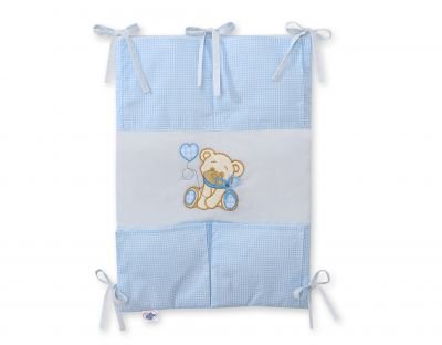 Gulta kārtīga - Lācītis ar banti zilā krāsā