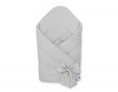 Mazuļa ligzda ar stīvumu un bantīti - pelēka