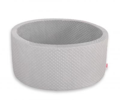 Minky bez bumbiņām - pelēks