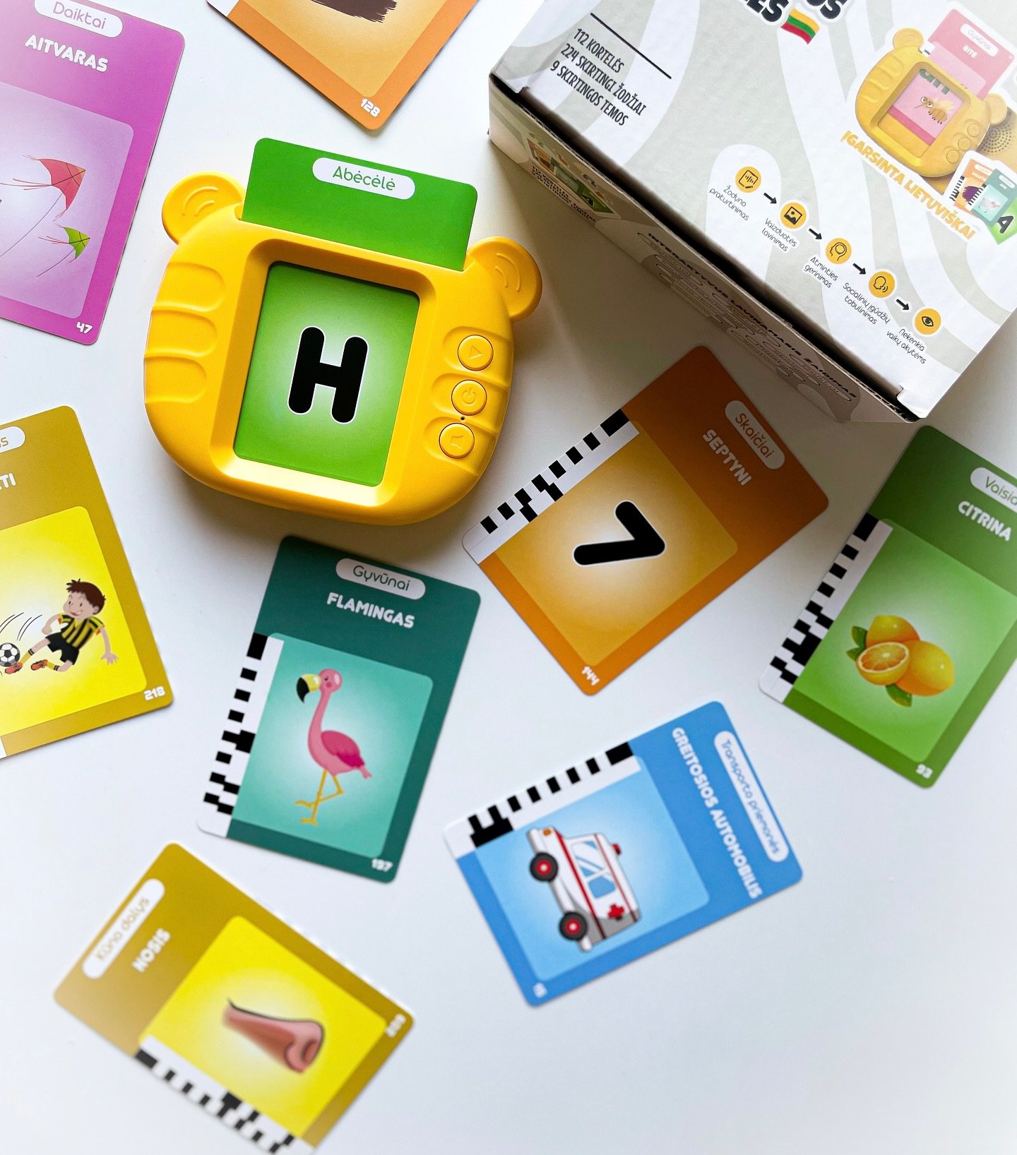 Bendravimo paveikslėlių rinkinys įgarsintas lietuviškai